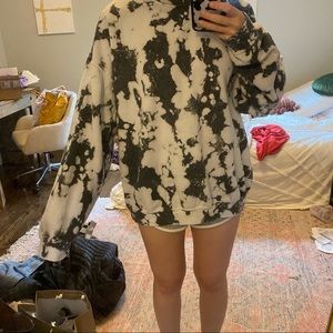 Urban Renewal Recycled Monochrome Tie-Dye Crewneck